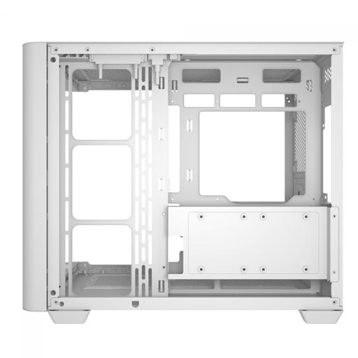 Superframe Power Cube Cristal ATX Mid Tower (Branco)