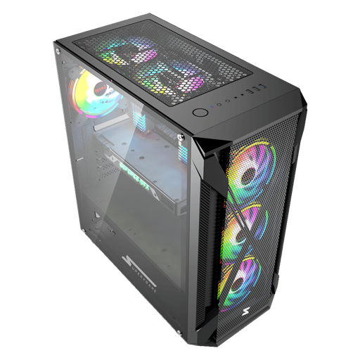 Superframe Xtrike ATX Mid Tower (Preto)