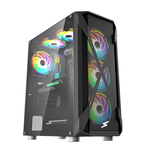 Superframe Xtrike ATX Mid Tower (Preto)