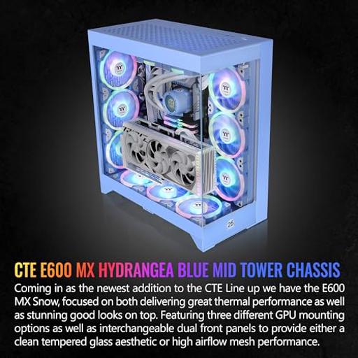 Thermaltake CTE E600 MX Hydrangea ATX Mid Tower (Azul)