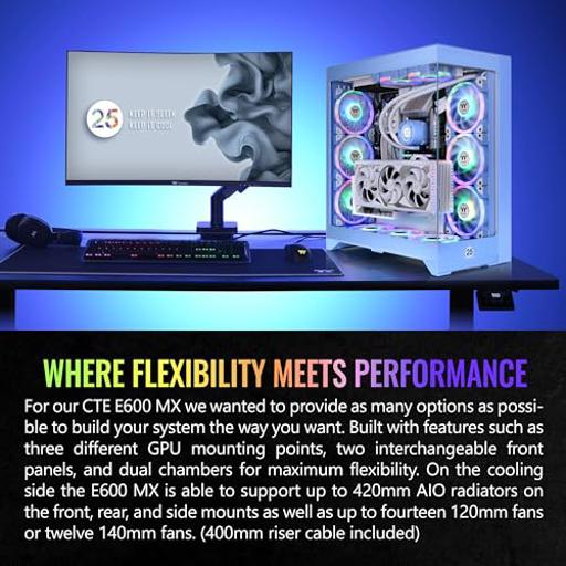 Thermaltake CTE E600 MX Hydrangea ATX Mid Tower (Azul)