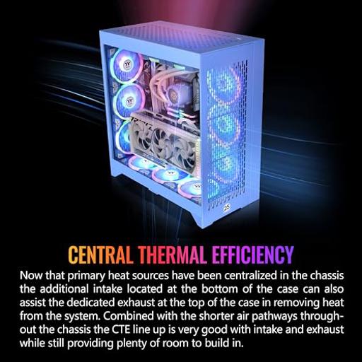 Thermaltake CTE E600 MX Hydrangea ATX Mid Tower (Azul)