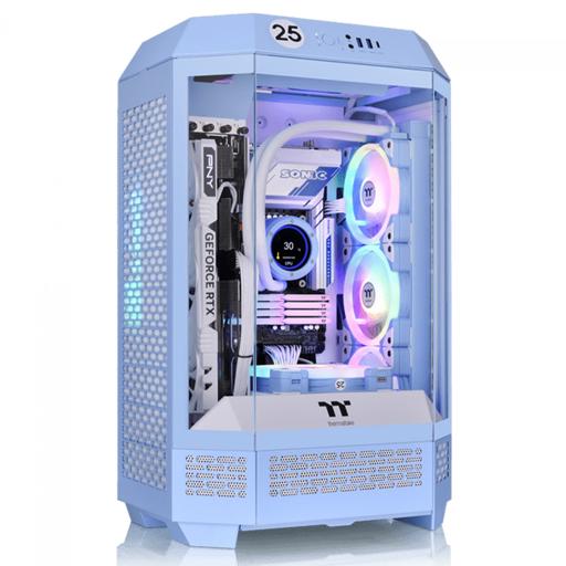 Thermaltake The Tower 300 Hydrangea MicroATX Mini Tower (Azul)