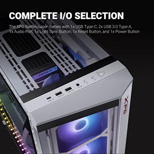ADATA BATTLECRUISER ATX Mid Tower (Branco / Preto)