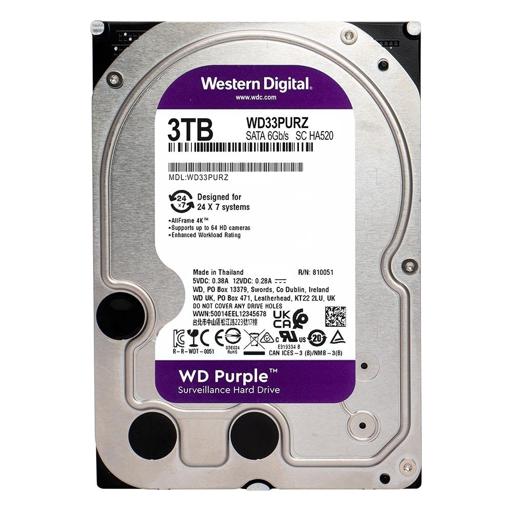 Western Digital Purple Surveillance 3 TB 3.5