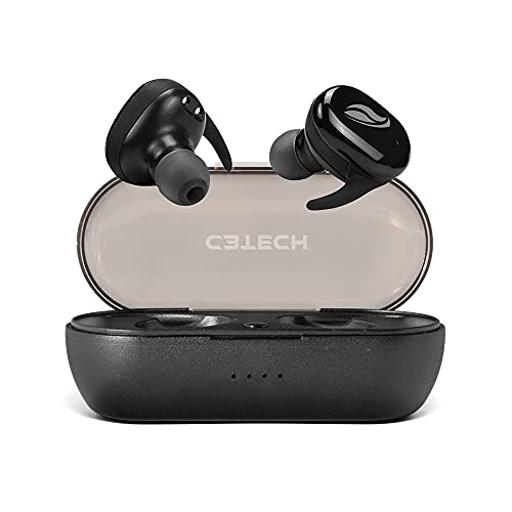 C3 Tech EP-TWS-50BK Wireless + Bluetooth