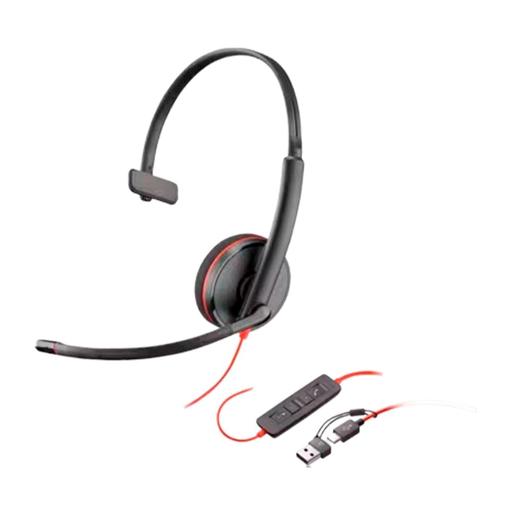 HP Poly Blackwire 3210 Com fio
