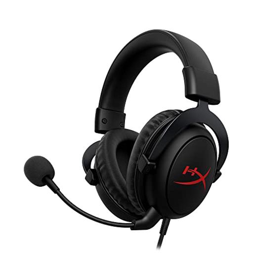 HyperX Cloud Core Preto / Vermelho Com fio