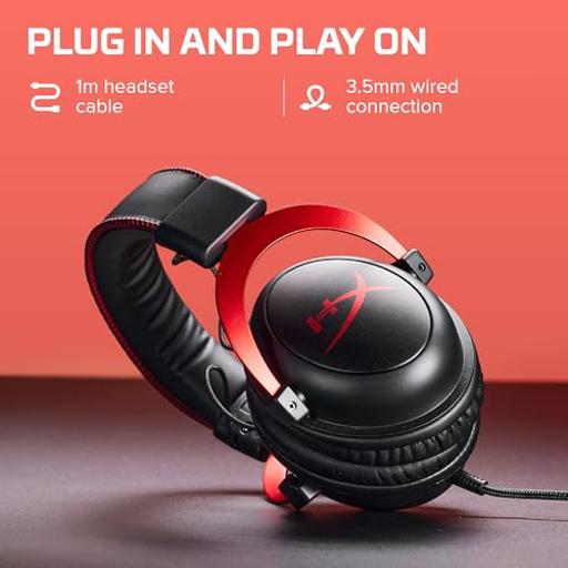 HyperX Cloud II Preto / Vermelho Com fio