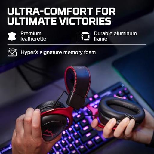HyperX Cloud II Preto / Vermelho Com fio