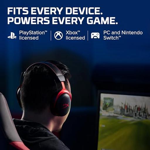 HyperX Cloud II Preto / Vermelho Com fio