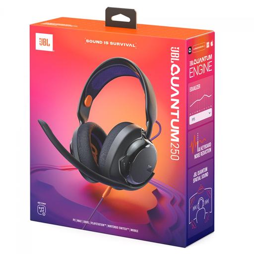 JBL Quantum 250 Black Com fio