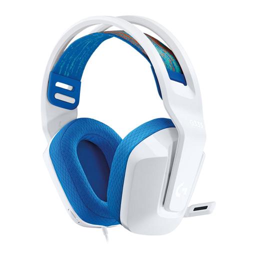 Logitech G335 Branco / Azul Com fio