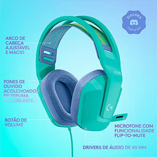 Logitech G335 Verde Com fio