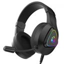 Fone de ouvido PCYes Deffy Black Vulcan