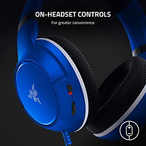 Razer Kaira X Preto / Azul Com fio