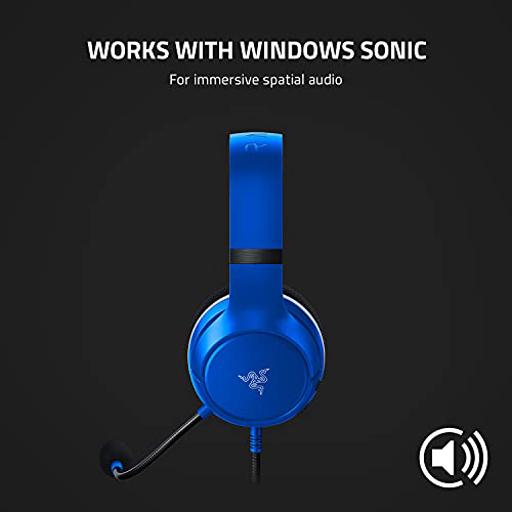 Razer Kaira X Preto / Azul Com fio