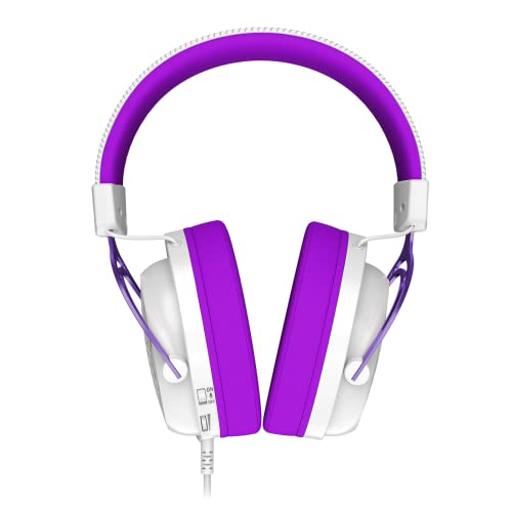 Redragon Diomedes branco / Roxo Com fio