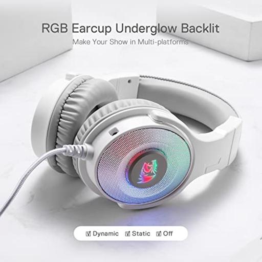 Redragon Pandora Lunar White Com fio