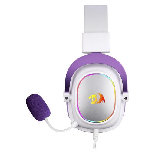 Redragon Zeus X Branco / Roxo Com fio