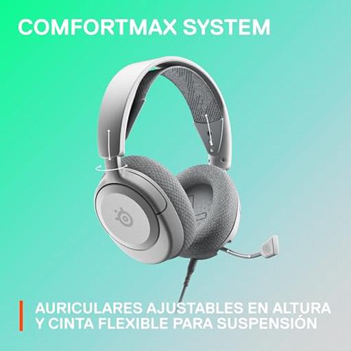 SteelSeries Arctis Nova 1 Branco Com fio