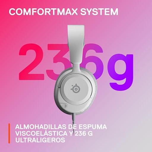 SteelSeries Arctis Nova 1 Branco Com fio