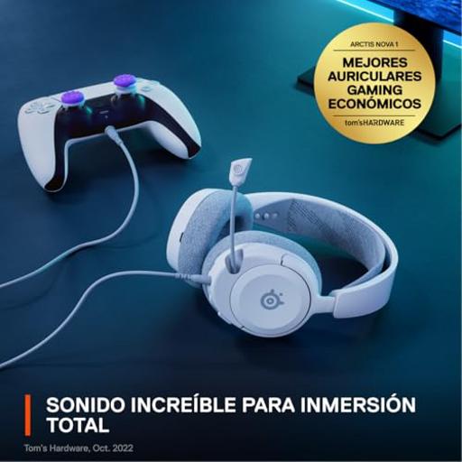 SteelSeries Arctis Nova 1P Branco Com fio