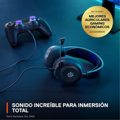 SteelSeries Arctis Nova 1P Preto Com fio