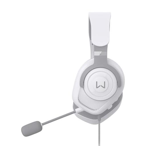 Multilaser Warrior Huginn Branco / Cinza Com fio