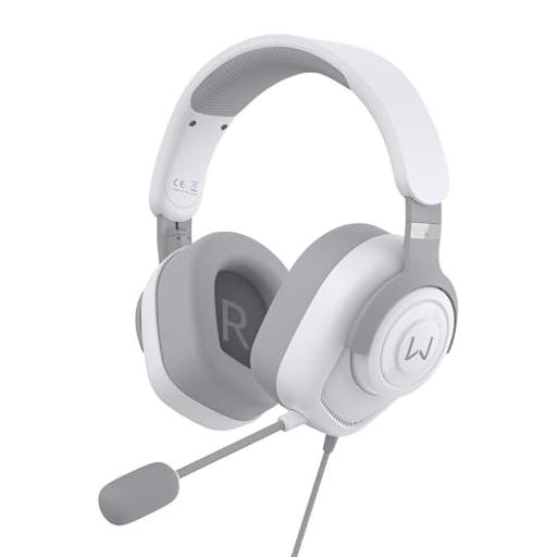 Multilaser Warrior Huginn Branco / Cinza Com fio