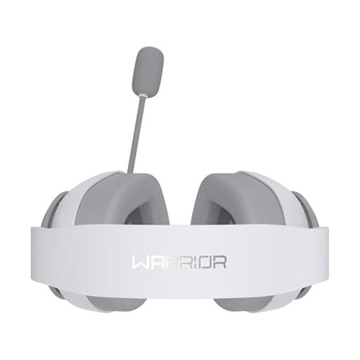 Multilaser Warrior Huginn Branco / Cinza Com fio