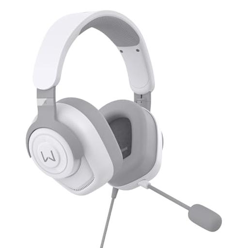Multilaser Warrior Huginn Branco / Cinza Com fio
