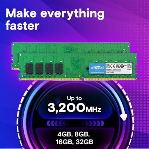 Crucial CT16G4DFRA32A 16 GB (1x16 GB) DDR4-3200