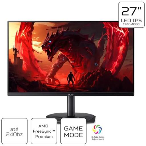 Acer Nitro KG270 W3biip 27.0″ 1920 x 1080 240 Hz