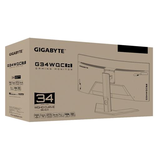 Gigabyte G34WQC-A 34.0″ 3440 x 1440 144 Hz