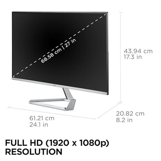 ViewSonic VX2776SMHD 27.0″ 1920 x 1080 75 Hz