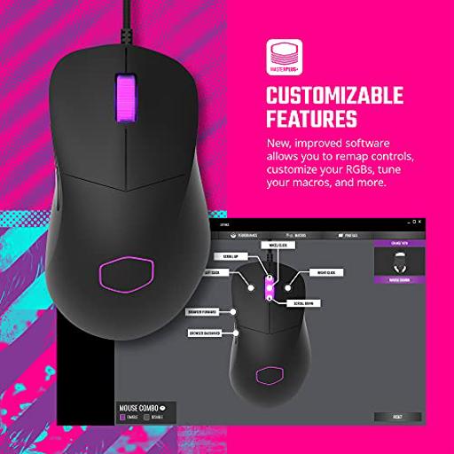 Cooler Master MM730 Gamer Preto Com fio
