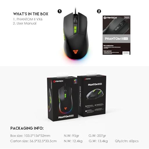 Fantech VX6 Phantom II Com fio