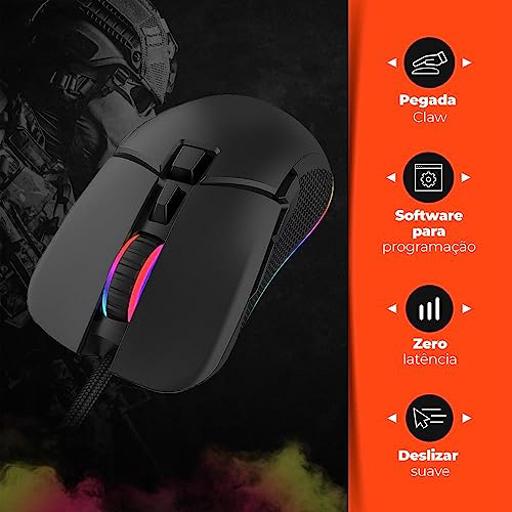 Geonav Ghost Light Gamer Com fio