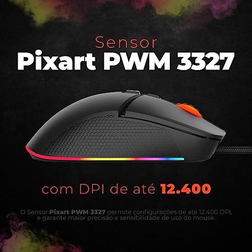 Geonav Ghost Light Gamer Com fio