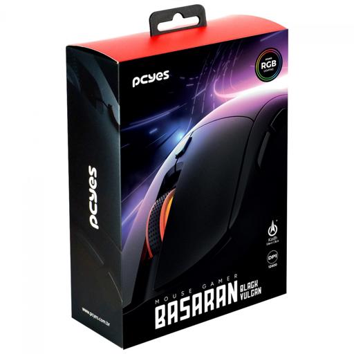 PCYes Basaran Black Vulcan Com fio
