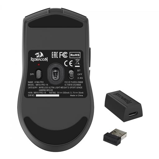 Redragon King Pro Preto Wireless