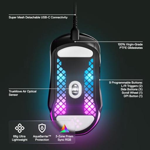 SteelSeries Aerox 5 Com fio