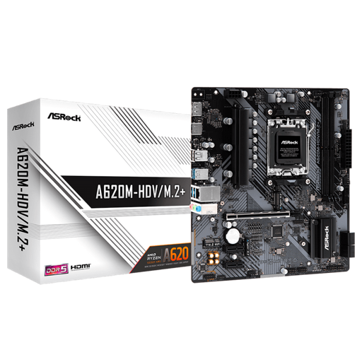 ASRock A620M-HDV/M.2+ Micro ATX AM5