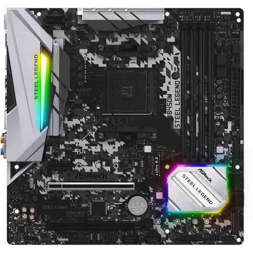 ASRock B450M Steel Legend Micro ATX AM4