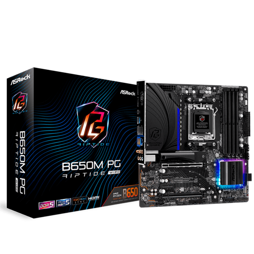 ASRock B650M PG RIPTIDE WIFI Micro ATX AM5