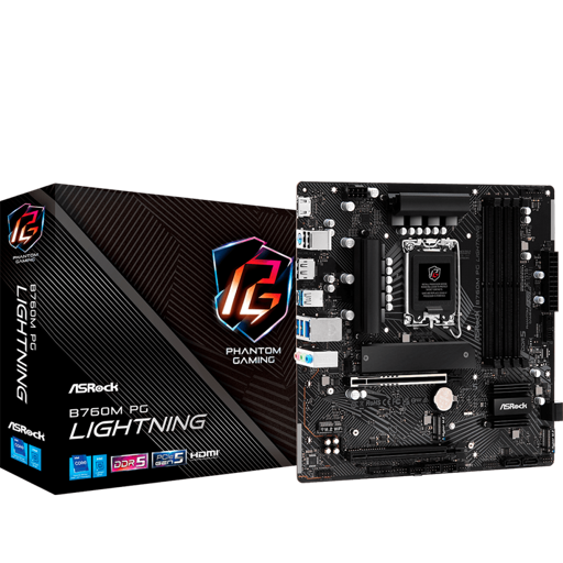 ASRock B760M PG Lightning Micro ATX LGA 1700