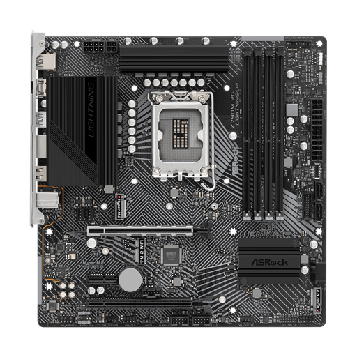 ASRock Z790M PG LIGHTNING/D4 Micro ATX LGA 1700