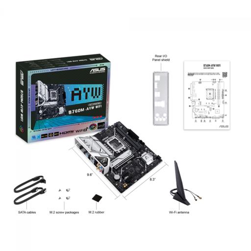 Asus B760M AYW WIFI Micro ATX LGA 1700