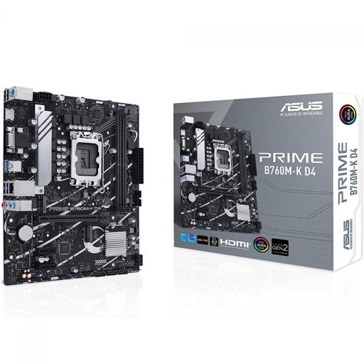 Asus PRIME B760M-K D4 Micro ATX LGA 1700